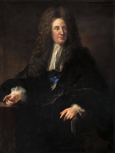 Portret van Jules Hardouin-Mansart 1646-1701 door François Troy de