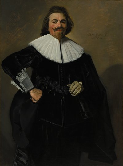 Portret van Tieleman Roosterman, 1634 door Frans Hals