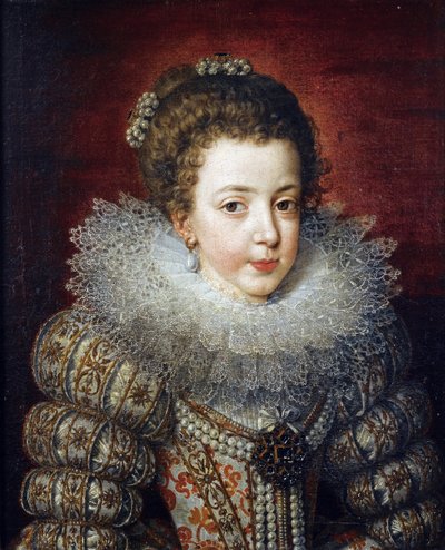 Portret van Elisabeth van Frankrijk door Frans II Pourbus