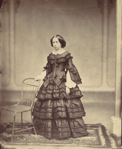 Frau Hofrat Josefine Raymond, 1850s-60s door Franz Antoine