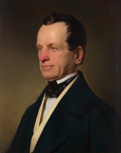 Portret van een heer door Franz Eybl