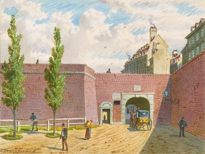 De Visserspoort in Wenen door Franz Gerasch