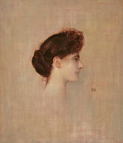 Portret van een vrouw, 1892 door Franz von Stuck