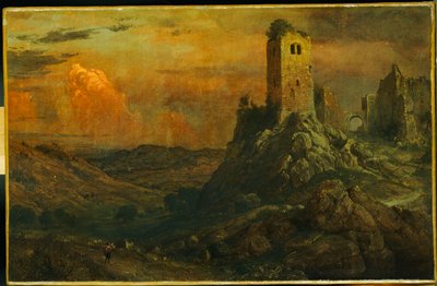 Mediterraan kasteel, 1873 door Frederic Edwin Church