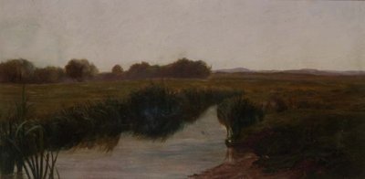 Studie van een Landschap door Frederick Trevelyan Goodall