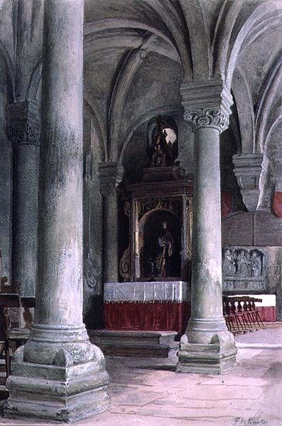 De Kapel van St. Eucharius, Neurenberg door Frederick William Burton