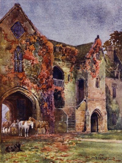 De Oude Poort, Stoneleigh Abbey door Frederick William Newton Whitehead