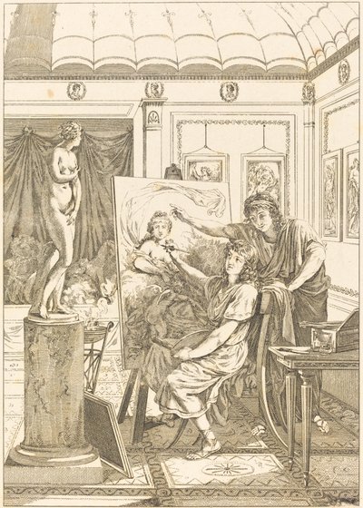 Imitatie van Anacreon: Het Portret van Iris door French 18th Century