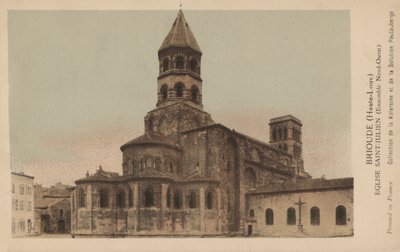 Brioude, Haute-Loire, Kerk Saint-Julien door French Photographer