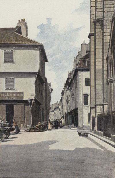 Chalon-sur-Saône, Smidstraat door French Photographer