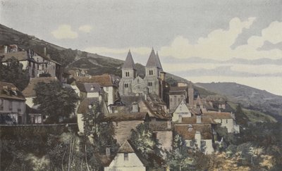 Conques, Algemeen uitzicht door French Photographer