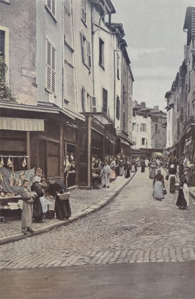 Limoges, Rue de la Boucherie (onderste deel) door French Photographer