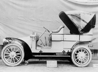 Renault Kellner auto, 1903 door French Photographer