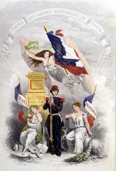 Allegorie van de Franse Revoluties door French School