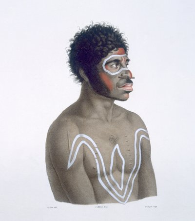 Australische Aborigine, 1812 door French School