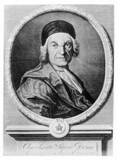 Charles de Saint-Évremond (gravure) door French School