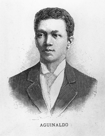 Emilio Aguinaldo (gravure) door French School