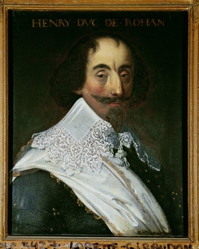 Henri (1579-1638) Hertog van Rohan door French School