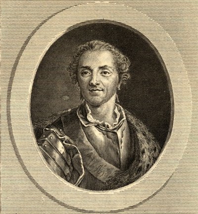 Hermann Maurice (1696-1750) Graaf van Saksen door French School