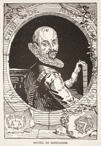 Michel de Montaigne door French School