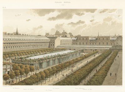 Palais Royal, 1794 door French School