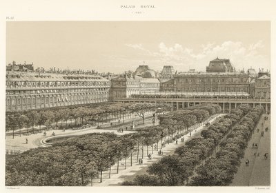 Palais Royal, 1880 door French School