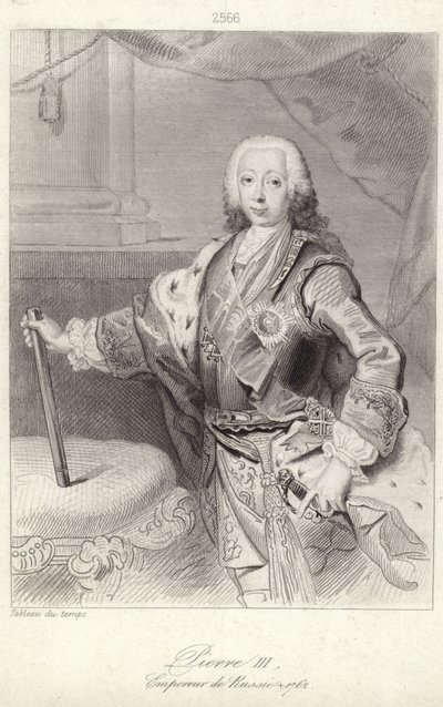 Peter III van Rusland door French School