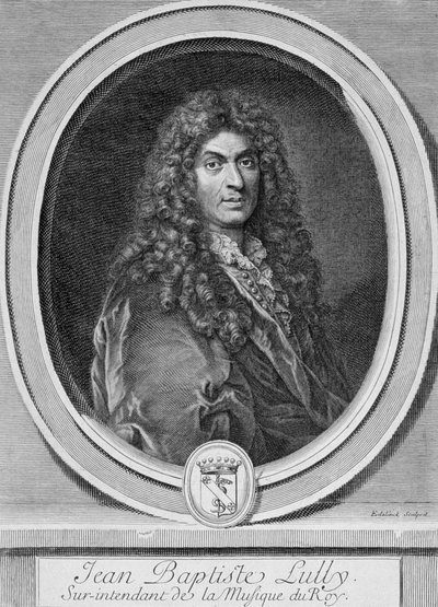 Portret van Jean-Baptiste Lully (1632-87) door French School