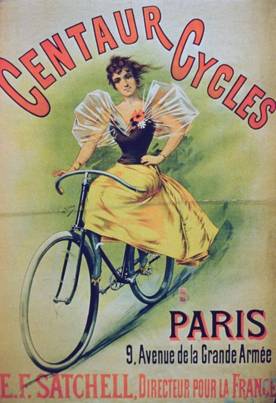 Poster voor Centaur Fietsen, Parijs door French School