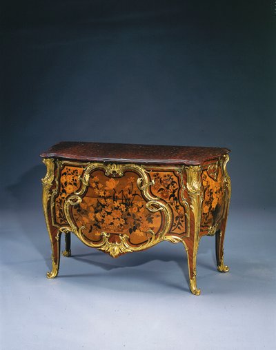 Koninklijke Louis XV commode, ca. 1757 door French School