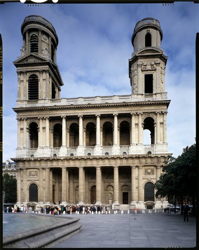 Saint Sulpice Kerk in Parijs door French School