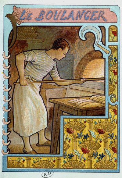 De bakker, 1899 door French School