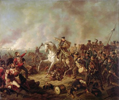 De Slag bij Waterloo door Friedrich Kaiser