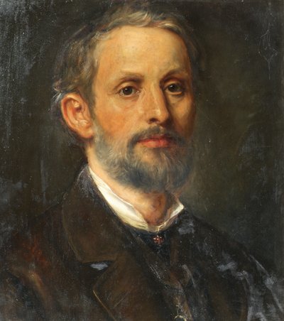 Zelfportret door Friedrich Staudinger