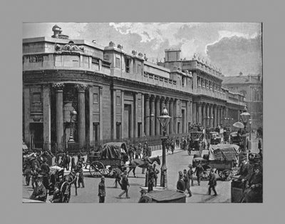 De Bank of England, Londen, ca. 1900 door Frith and Co