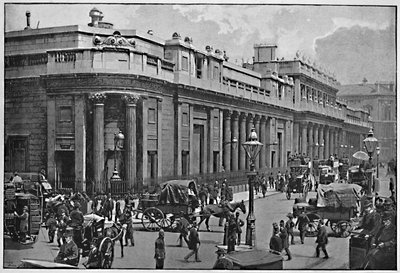 De Bank of England, ca. 1896 door Frith and Co