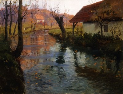 De molenbeek door Frits Thaulow