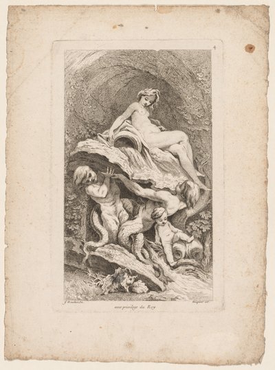 Boek der fonteinen: Nr. 4, ca. 1736 door Gabriel Huquier