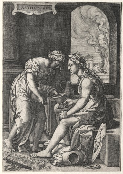 Artemisia door Georg Pencz