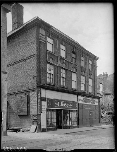 5-5A Fleet Street, Coventry, 1941 door George Bernard Mason