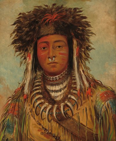 Boy Chief - Ojibbeway door George Catlin