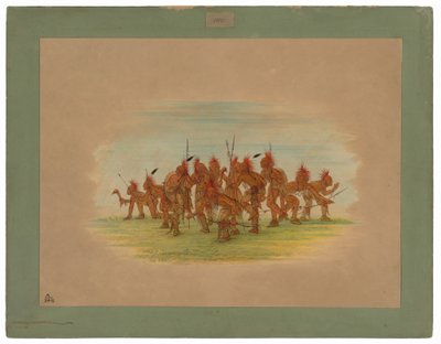 Ontdekkingsdans - Saukie door George Catlin