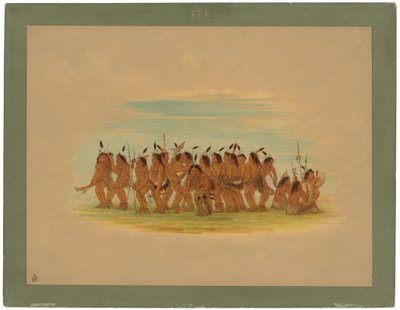 Hondendans - Sioux door George Catlin