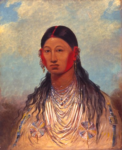 Koon-za-ya-me, Vrouwelijke Oorlogsadelaar door George Catlin