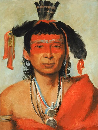 Másh-kee-wet, een Grote Dandy door George Catlin