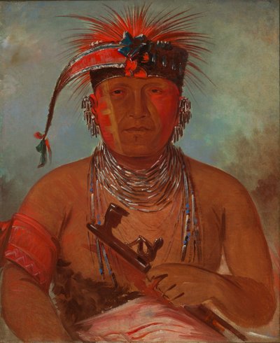 Wée-ke-rú-law, Hij die ruilt, 1832 door George Catlin