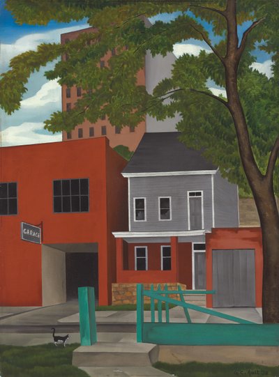 Herfst in de Bronx door George Copeland Ault