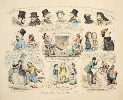 Tabaksbladeren nr. 1 door George Cruikshank