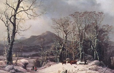 Hout voor de Winter door George Henry Durrie