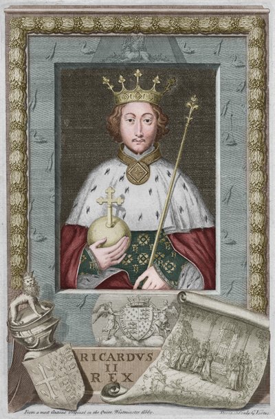 Koning Richard II, 1735 door George Vertue